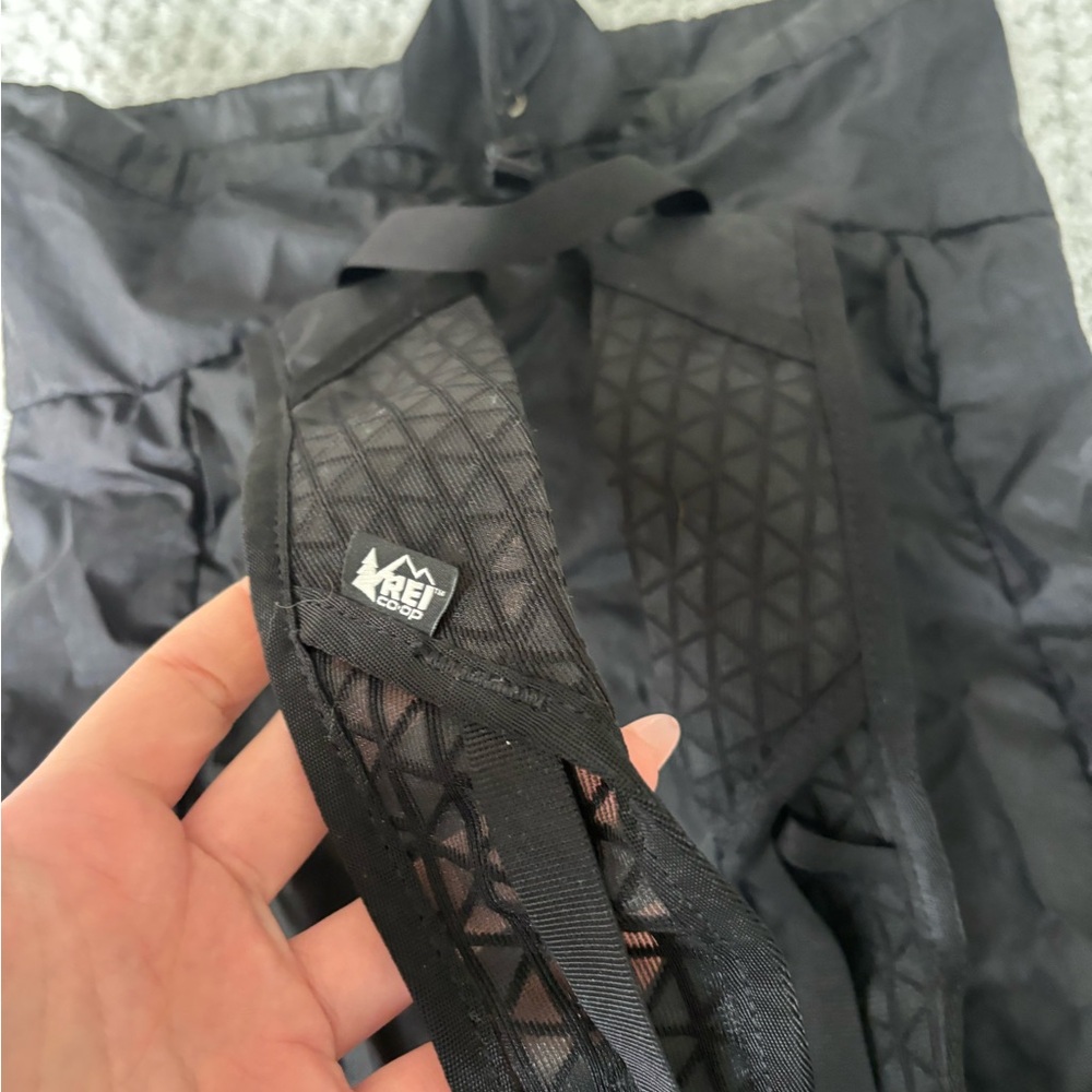 Black Drawstring Backpack - Picture 4 of 16